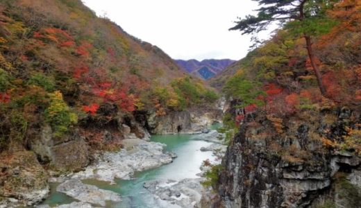 日光から近くの紅葉スポット、栃木県龍王峡の景色とアクセスを紹介！
