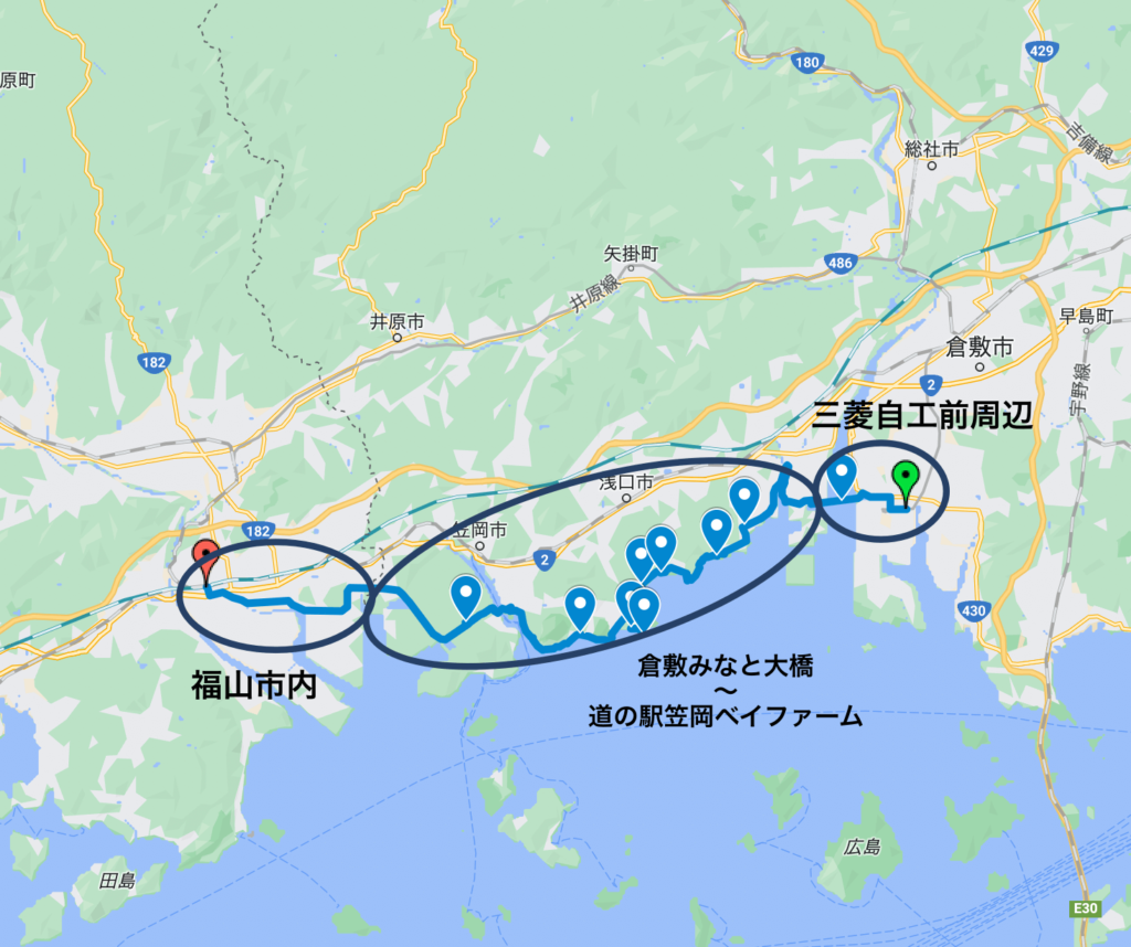福山 駅 から 倉敷 駅(02)