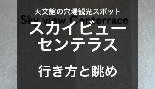 【無料】天文館にある超穴場の桜島ビュースポット｜センテラス天文館15F「スカイビュー」の行き方と景色